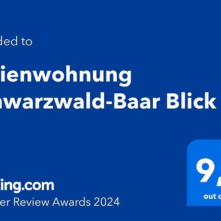 דונאו-אשינגן Ferienwohnung Schwarzwald-Baar Blick מראה חיצוני תמונה